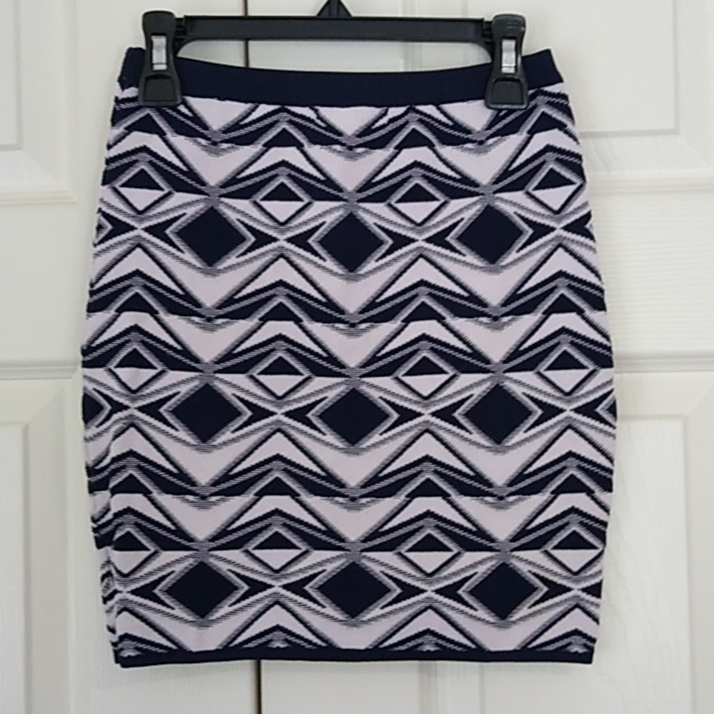 Jealous Tomato Geometric Bodycon Skirt